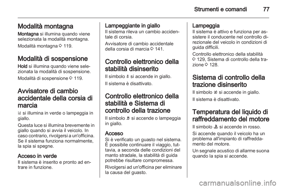 OPEL AMPERA 2013  Manuale di uso e manutenzione (in Italian) 