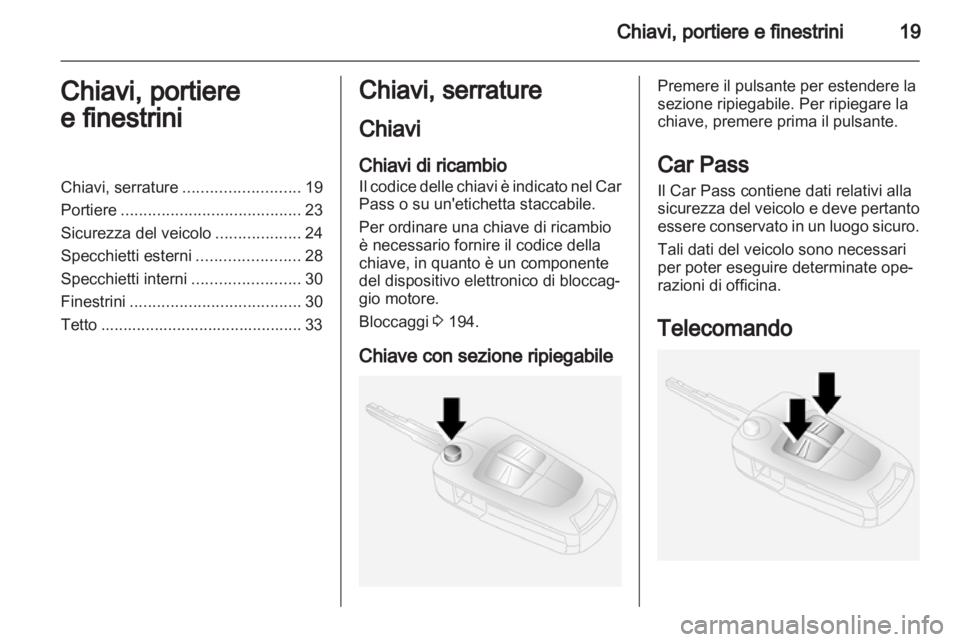 OPEL ANTARA 2011  Manuale di uso e manutenzione (in Italian) 