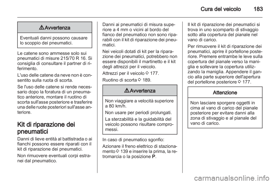 OPEL ANTARA 2011  Manuale di uso e manutenzione (in Italian) 