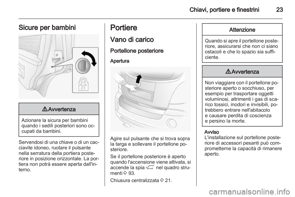 OPEL ANTARA 2011  Manuale di uso e manutenzione (in Italian) 
