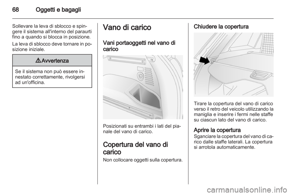 OPEL ANTARA 2011  Manuale di uso e manutenzione (in Italian) 