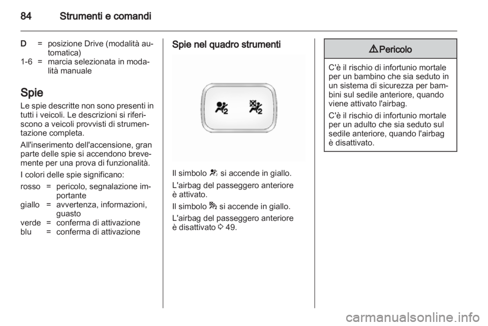 OPEL ANTARA 2011  Manuale di uso e manutenzione (in Italian) 
