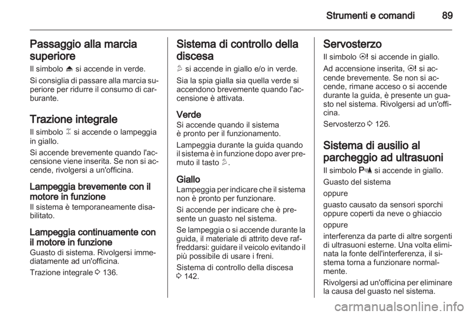OPEL ANTARA 2011  Manuale di uso e manutenzione (in Italian) 