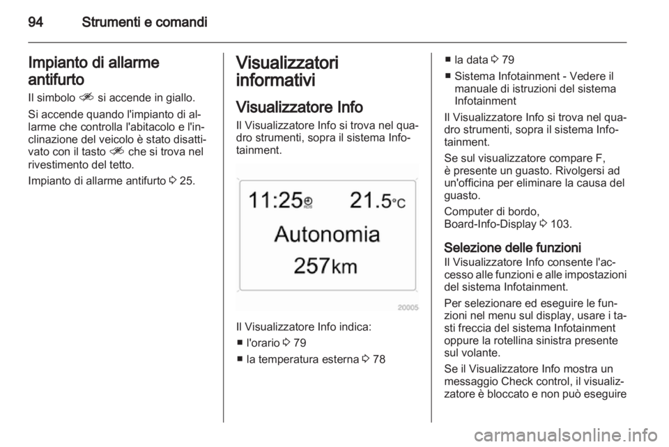 OPEL ANTARA 2011  Manuale di uso e manutenzione (in Italian) 