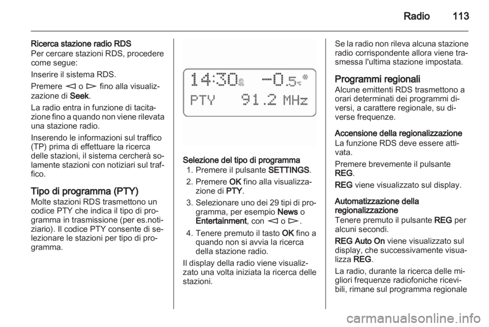 OPEL ANTARA 2012  Manuale del sistema Infotainment (in Italian) 