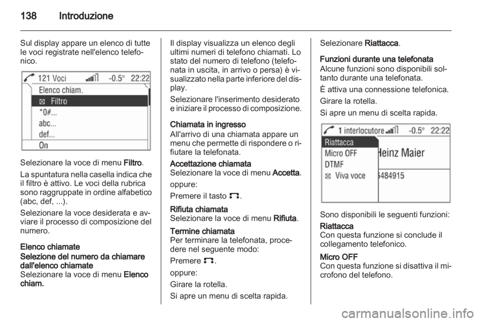 OPEL ANTARA 2012  Manuale del sistema Infotainment (in Italian) 