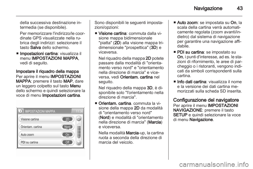 OPEL ANTARA 2012  Manuale del sistema Infotainment (in Italian) 
