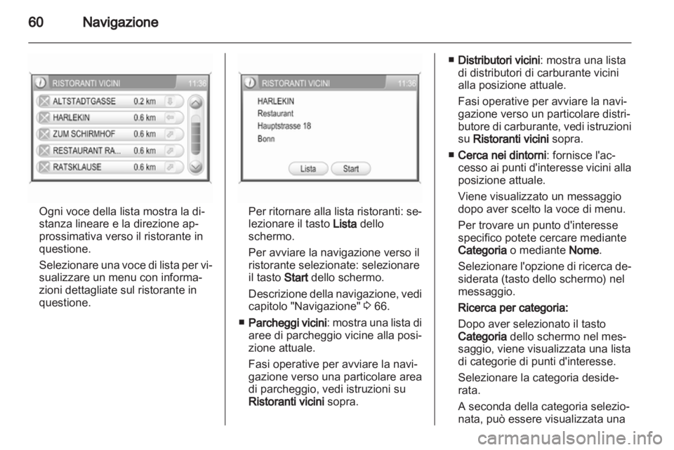 OPEL ANTARA 2012  Manuale del sistema Infotainment (in Italian) 