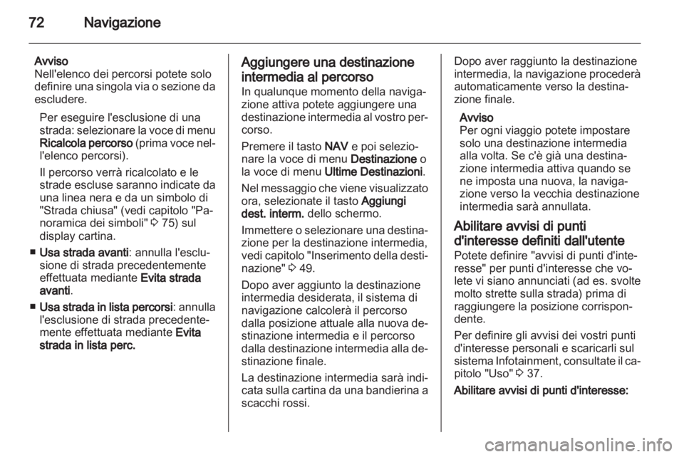 OPEL ANTARA 2012  Manuale del sistema Infotainment (in Italian) 