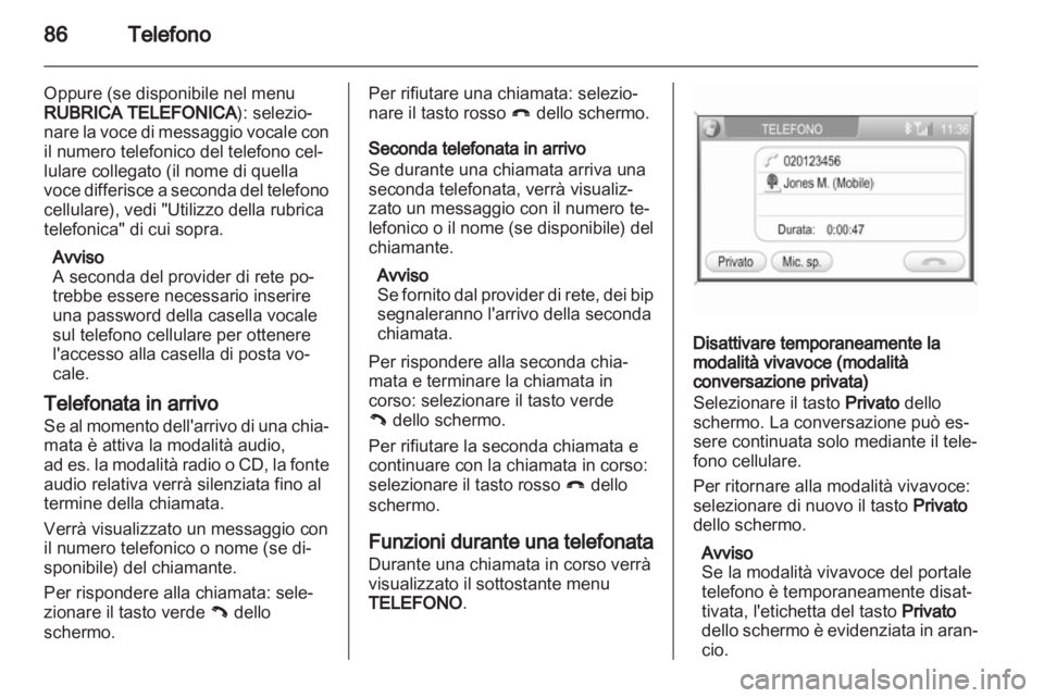 OPEL ANTARA 2012  Manuale del sistema Infotainment (in Italian) 