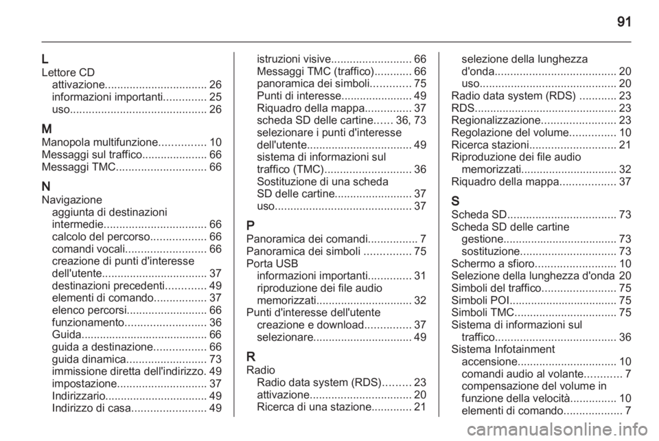 OPEL ANTARA 2012  Manuale del sistema Infotainment (in Italian) 