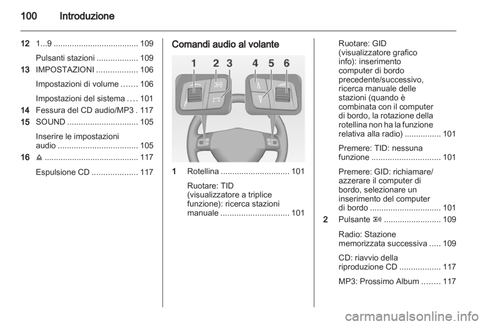 OPEL ANTARA 2012  Manuale del sistema Infotainment (in Italian) 