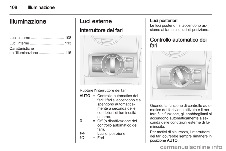 OPEL ANTARA 2012.5  Manuale di uso e manutenzione (in Italian) 