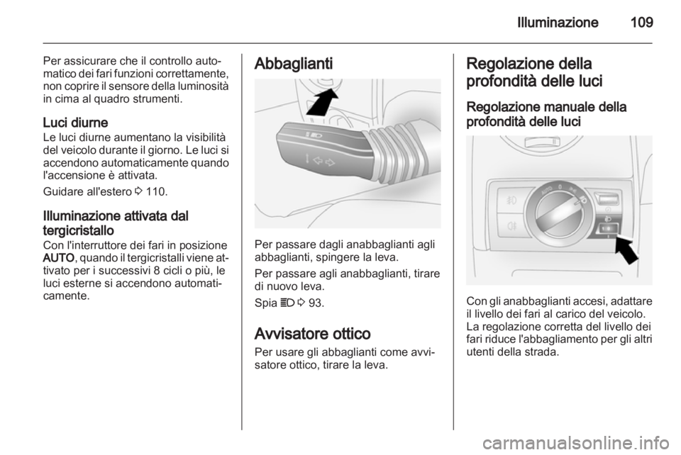 OPEL ANTARA 2012.5  Manuale di uso e manutenzione (in Italian) 