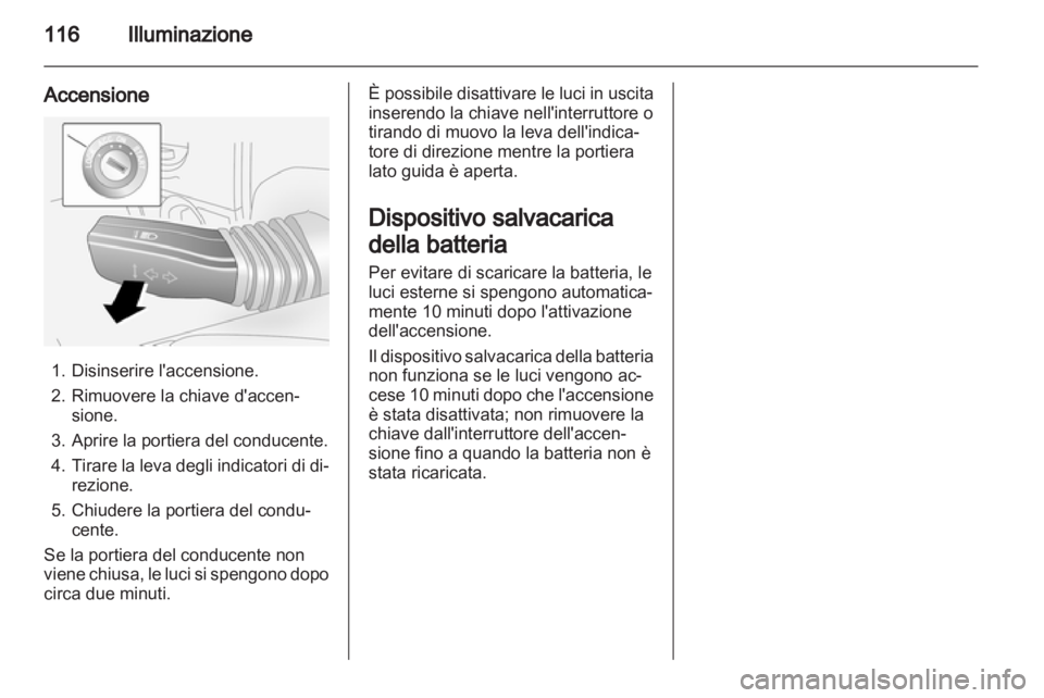 OPEL ANTARA 2012.5  Manuale di uso e manutenzione (in Italian) 