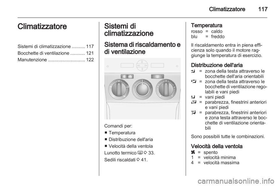 OPEL ANTARA 2012.5  Manuale di uso e manutenzione (in Italian) 