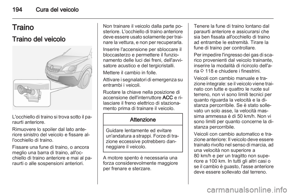 OPEL ANTARA 2012.5  Manuale di uso e manutenzione (in Italian) 