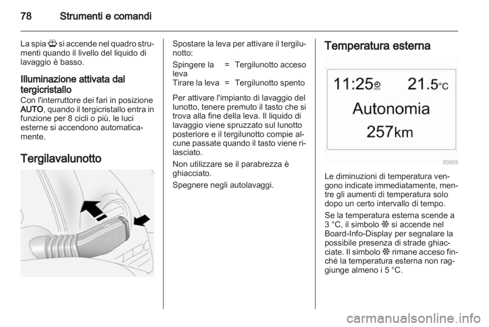 OPEL ANTARA 2012.5  Manuale di uso e manutenzione (in Italian) 