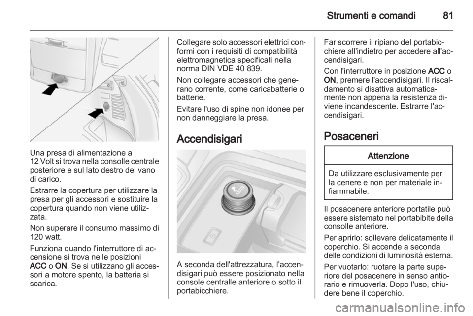 OPEL ANTARA 2012.5  Manuale di uso e manutenzione (in Italian) 