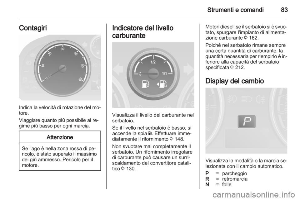 OPEL ANTARA 2012.5  Manuale di uso e manutenzione (in Italian) 