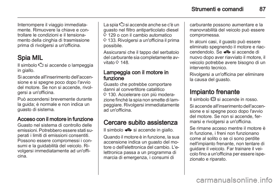 OPEL ANTARA 2012.5  Manuale di uso e manutenzione (in Italian) 
