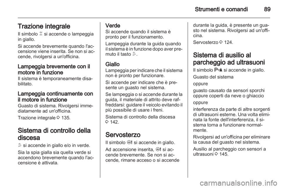 OPEL ANTARA 2012.5  Manuale di uso e manutenzione (in Italian) 