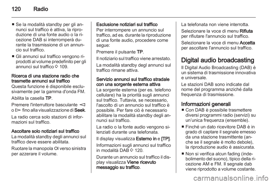 OPEL ANTARA 2013  Manuale del sistema Infotainment (in Italian) 