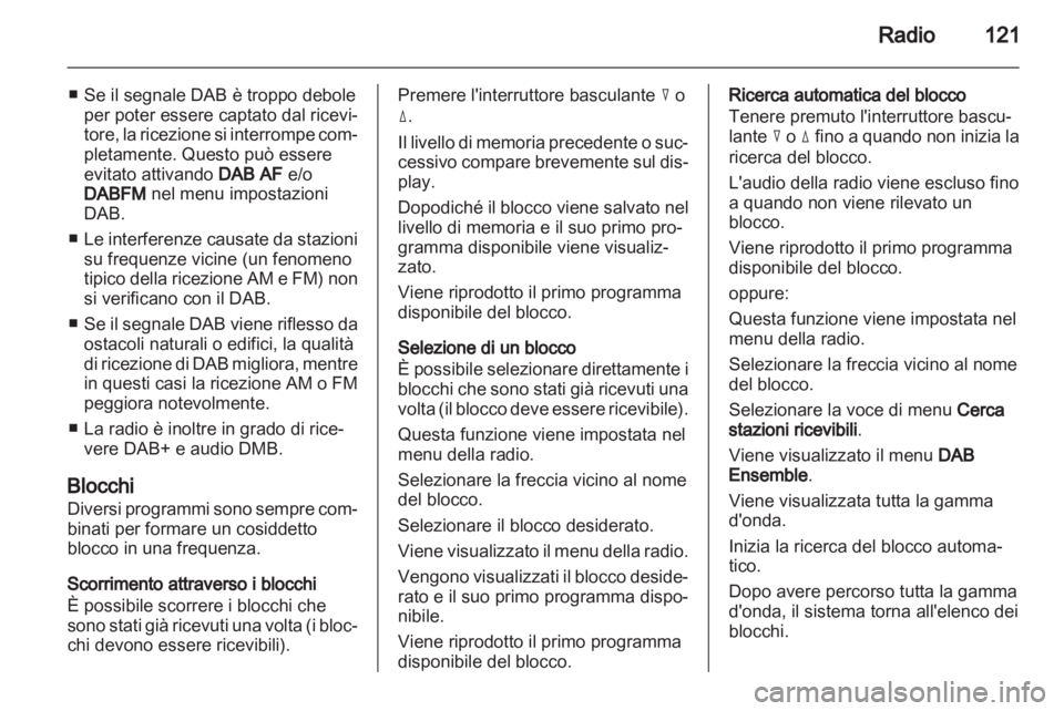 OPEL ANTARA 2013  Manuale del sistema Infotainment (in Italian) 