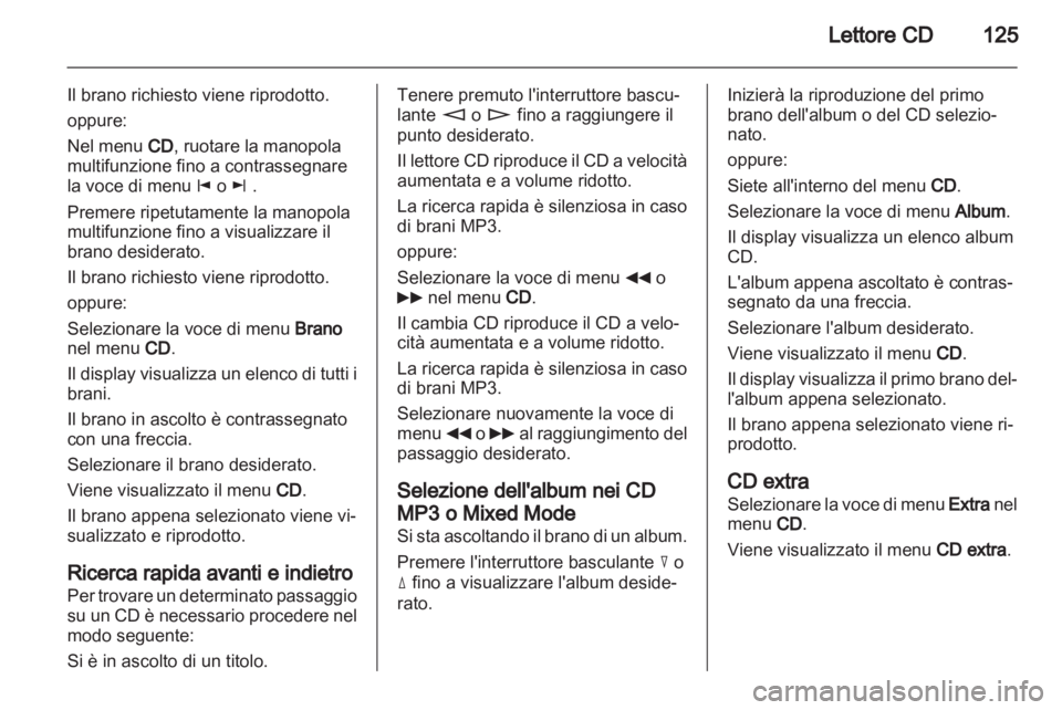 OPEL ANTARA 2013  Manuale del sistema Infotainment (in Italian) 