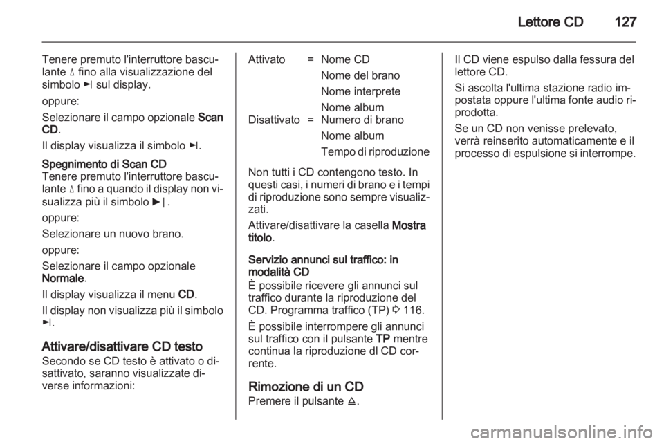 OPEL ANTARA 2013  Manuale del sistema Infotainment (in Italian) 