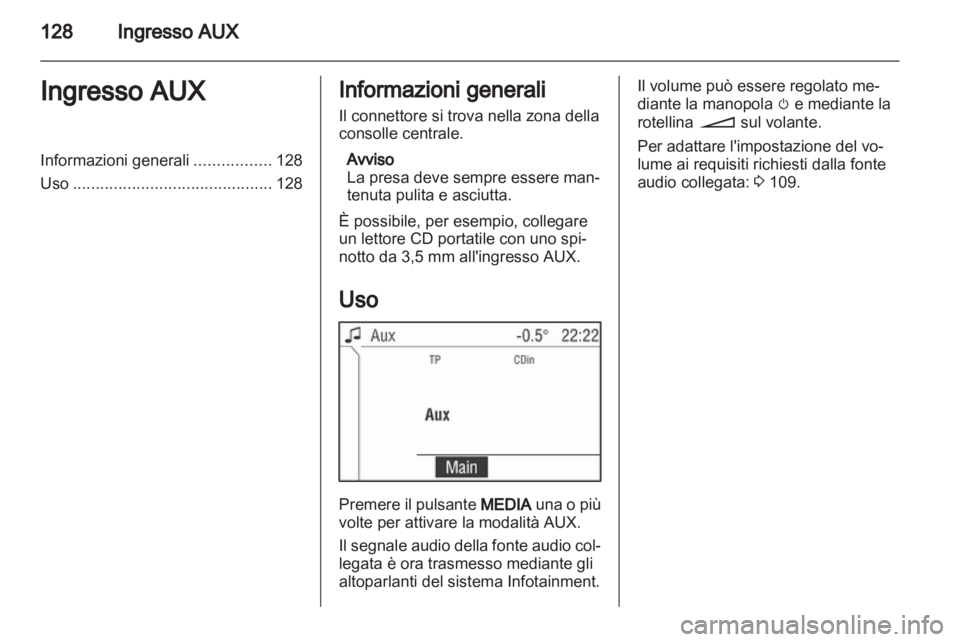 OPEL ANTARA 2013  Manuale del sistema Infotainment (in Italian) 