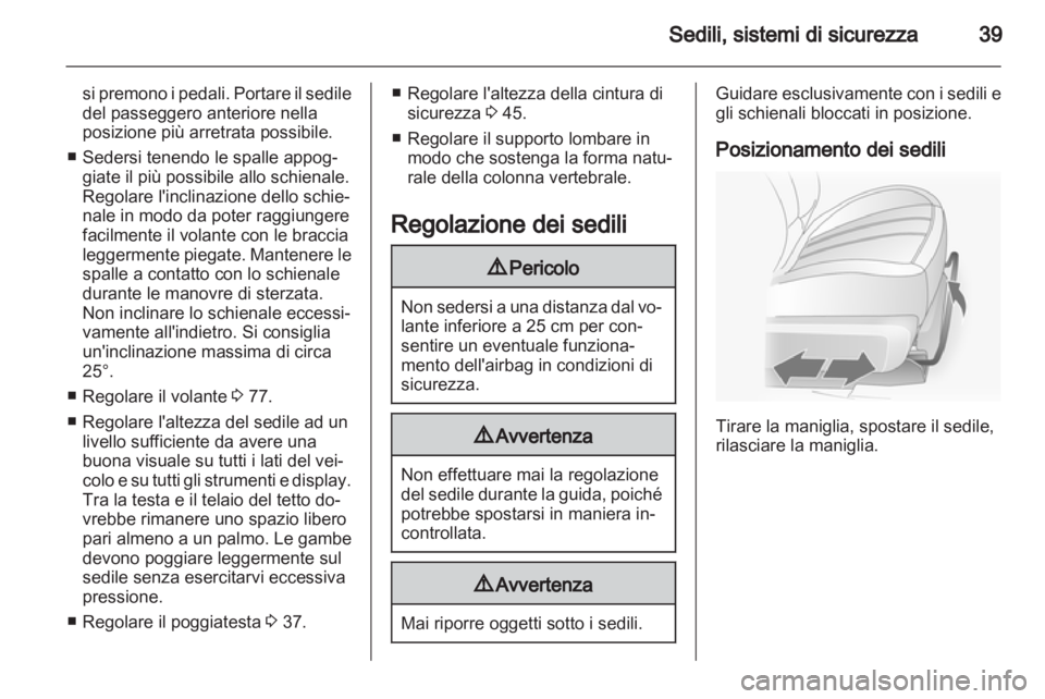 OPEL ANTARA 2013.5  Manuale di uso e manutenzione (in Italian) 