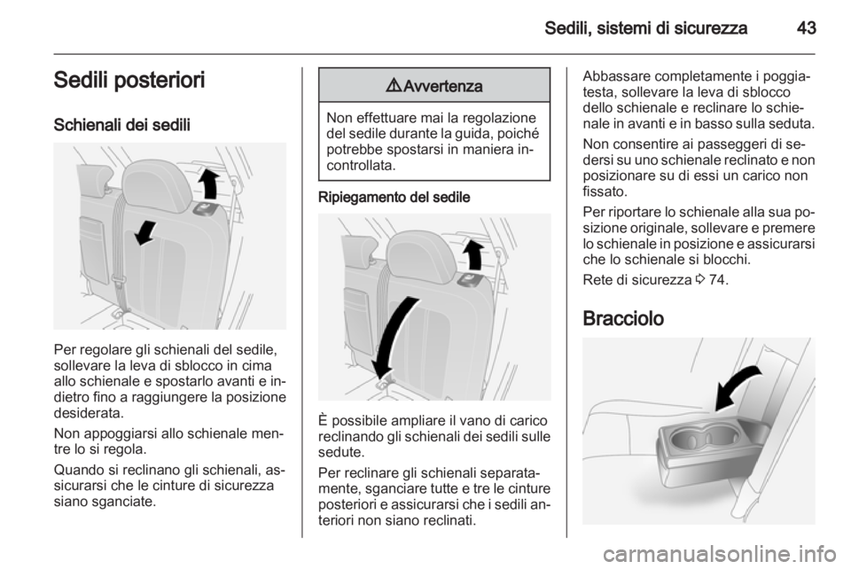 OPEL ANTARA 2013.5  Manuale di uso e manutenzione (in Italian) 