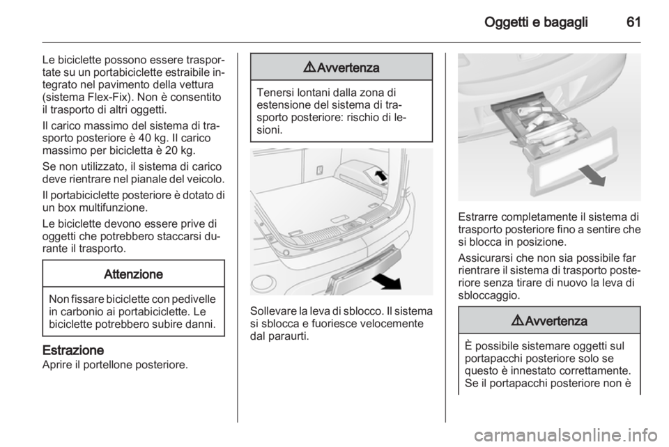 OPEL ANTARA 2013.5  Manuale di uso e manutenzione (in Italian) 