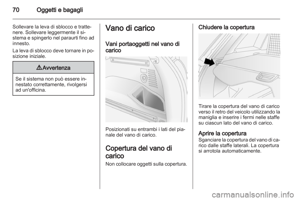OPEL ANTARA 2013.5  Manuale di uso e manutenzione (in Italian) 