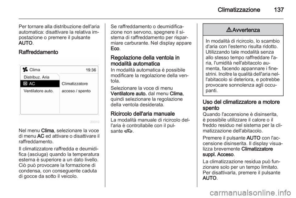 OPEL ASTRA H 2010.5  Manuale di uso e manutenzione (in Italian) 