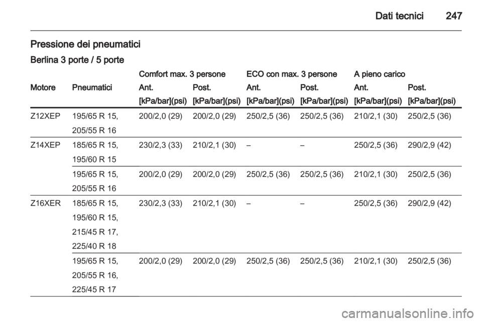 OPEL ASTRA H 2010.5  Manuale di uso e manutenzione (in Italian) 