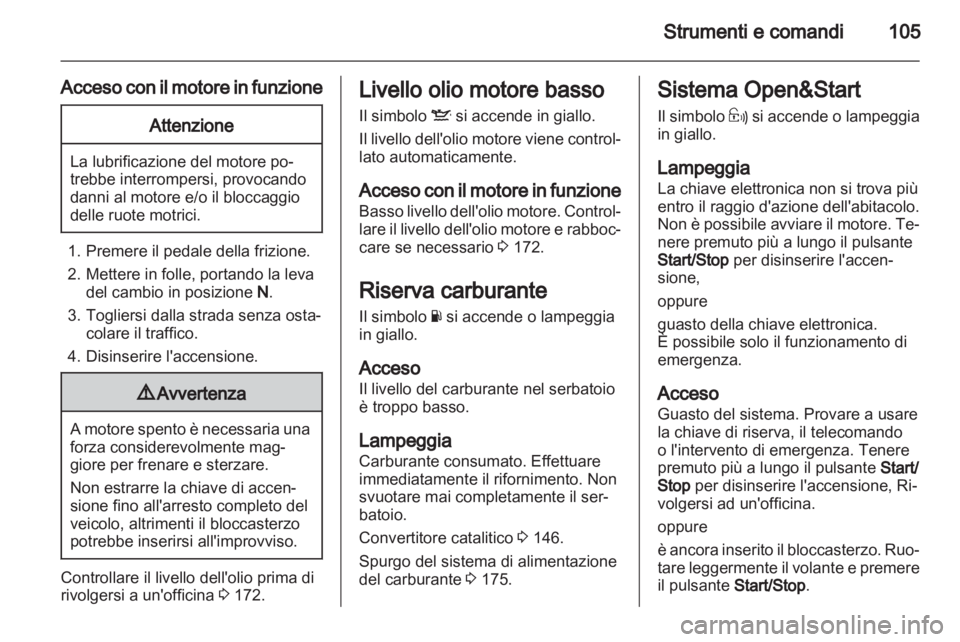 OPEL ASTRA H 2011  Manuale di uso e manutenzione (in Italian) 