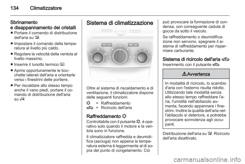 OPEL ASTRA H 2011  Manuale di uso e manutenzione (in Italian) 