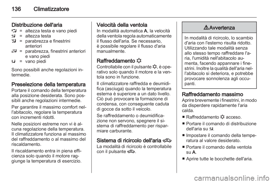 OPEL ASTRA H 2011  Manuale di uso e manutenzione (in Italian) 