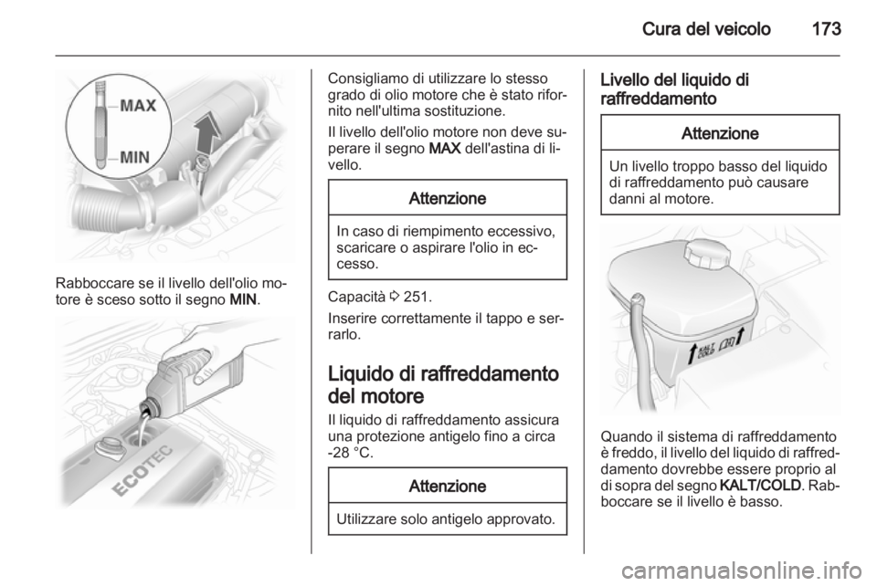OPEL ASTRA H 2011  Manuale di uso e manutenzione (in Italian) 