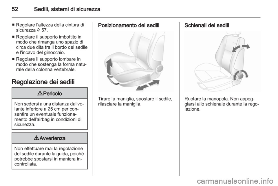 OPEL ASTRA H 2011.5  Manuale di uso e manutenzione (in Italian) 