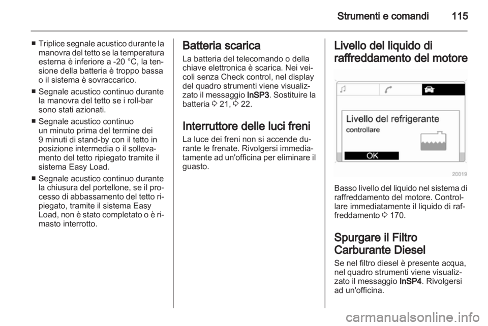 OPEL ASTRA H 2012  Manuale di uso e manutenzione (in Italian) 