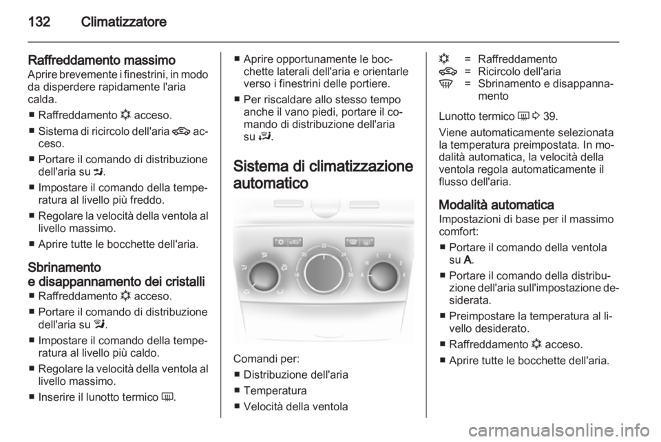 OPEL ASTRA H 2012  Manuale di uso e manutenzione (in Italian) 