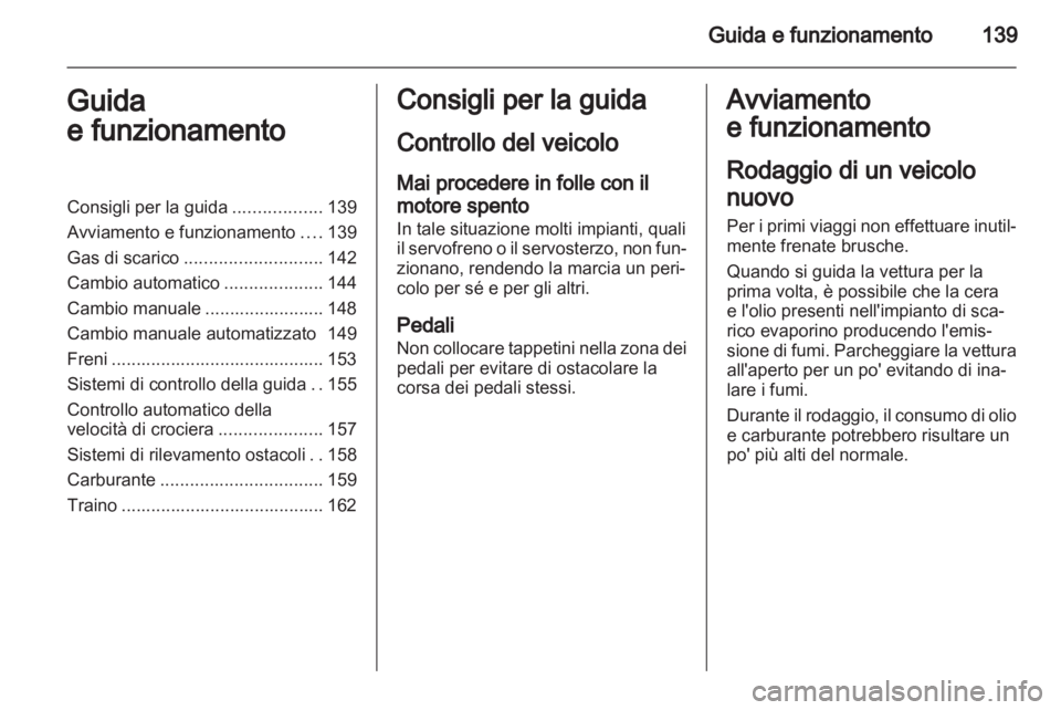 OPEL ASTRA H 2012  Manuale di uso e manutenzione (in Italian) 