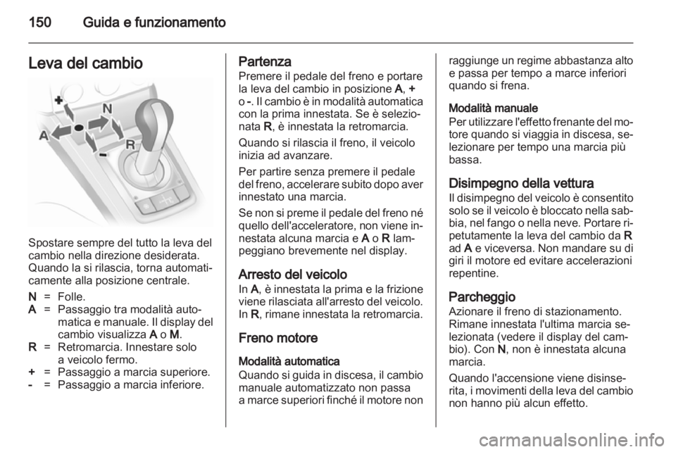 OPEL ASTRA H 2012  Manuale di uso e manutenzione (in Italian) 