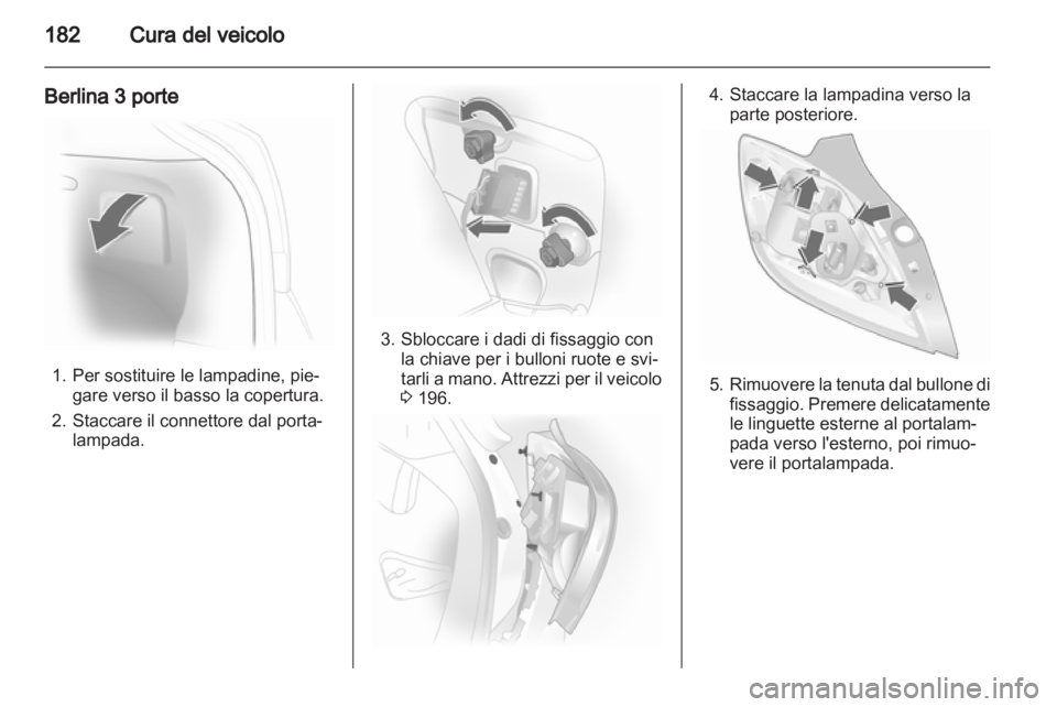 OPEL ASTRA H 2012  Manuale di uso e manutenzione (in Italian) 