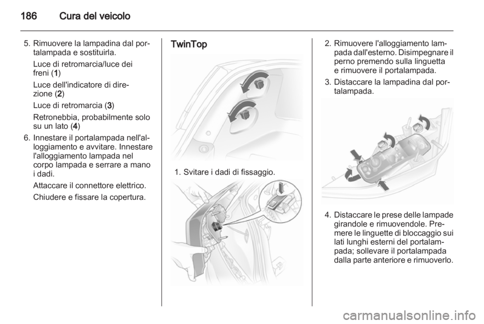 OPEL ASTRA H 2012  Manuale di uso e manutenzione (in Italian) 