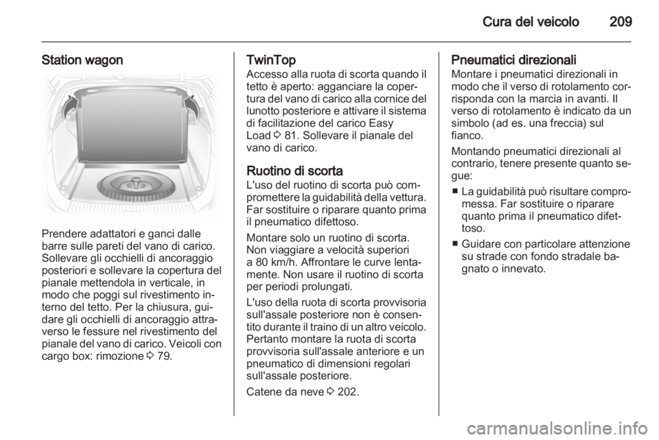 OPEL ASTRA H 2012  Manuale di uso e manutenzione (in Italian) 