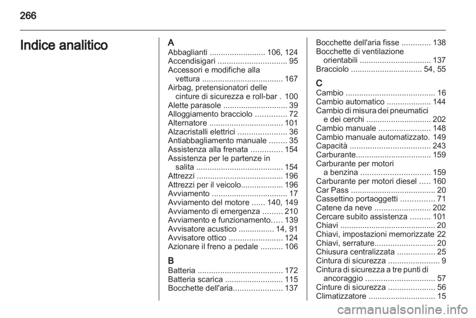OPEL ASTRA H 2012  Manuale di uso e manutenzione (in Italian) 